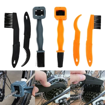 Пластиковая щетка для чистки цепи мотоцикла и велосипеда Gear Grunge Brush MTB Mountain Bike Machine Washer Brush Scrubber Комплект для чистки велосипедов