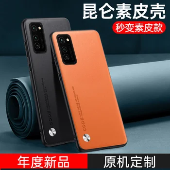 Роскошный оригинальный чехол из искусственной кожи для Huawei Honor V30 Pro V 30, противоударный силиконовый защитный чехол для телефона HonorV30 Pro