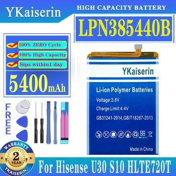 YKaiserin 5400 мАч Сменный Аккумулятор LPN385440B для Аккумуляторов Мобильных Телефонов Hisense S10 S 10 HLTE720T U30 U 30