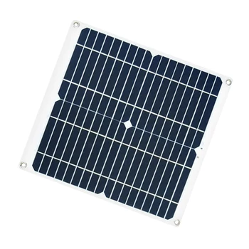 Комплект солнечных панелей мощностью 50 Вт, элемент USB-контроллера из монокристаллического кремния, портативное солнечное зарядное устройство для наружного аккумулятора