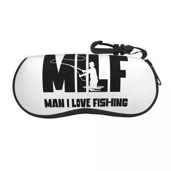 Футляр для очков Milf Man I Love Fishing, женские и мужские мягкие солнцезащитные очки, защитная сумка