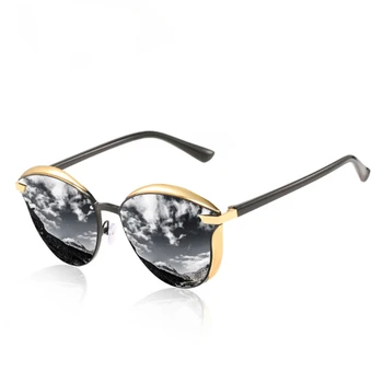 Женские солнцезащитные очки Cat Eye класса люкс Для женщин и мужчин, солнцезащитные очки для вождения, женские поляризованные солнцезащитные очки, Винтажные Классические очки 2021 года выпуска