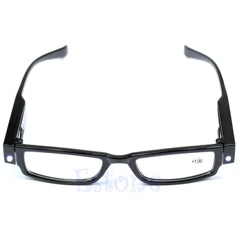 Многофункциональные очки для чтения со светодиодной подсветкой, очки с диоптрийной лупой