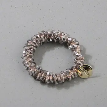 Женский браслет, универсальные женские украшения, браслет-кольцо для волос двойного назначения с винтажным декором из искусственного хрусталя и жемчуга для элегантного хвоста