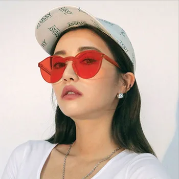 Летние круглые солнцезащитные очки женские брендовые дизайнерские прозрачные солнцезащитные очки синего цвета прохладного цвета UV400 Oculos De Sol Gafas