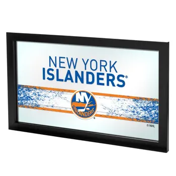 Зеркало с логотипом Islanders, изолированное зеркало с логотипом Islanders - роскошное зеркало с идеальной отделкой для поклонников Islanders.