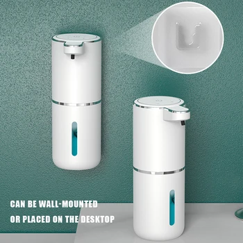 Автоматический мыльный насос для столешницы, Бесконтактный инфракрасный датчик, дозатор жидкого мыла, перезаряжаемый, многофункциональный для ванной комнаты, кухни.