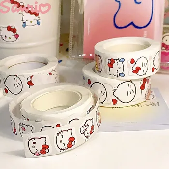 1/2 / 3шт Наклейки Sanrio Kawaii Hello Kitty Diy Альбом для вырезок, украшение Конфетти, Наклейка для фоторамки, Канцелярские подарки для девочек