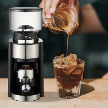 Профессиональная электрическая кофемолка для измельчения кофейных зерен; Бытовая кухонная кофеварка; Основная кофемолка для кофейных зерен.
