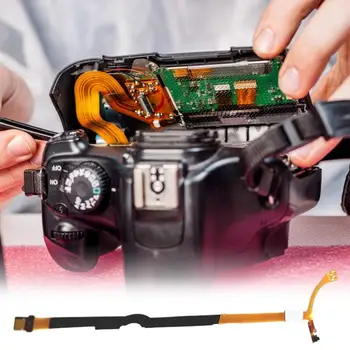 Отличная замена гибкого кабеля диафрагмы объектива цифровой камеры на нержавеющий кабель диафрагмы объектива с датчиком Быстрая разборка