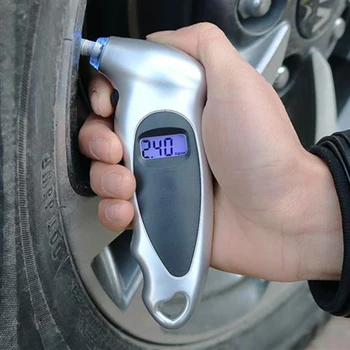 Новый датчик давления в шинах с подсветкой, высокоточный цифровой контроль давления в шинах, измеритель давления воздуха в автомобильных шинах, ЖК-дисплей