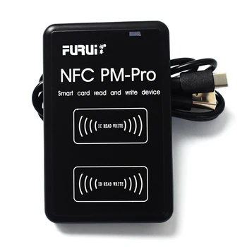 FURUI Новый PM-Pro RFID IC / ID Копировальный аппарат Дубликатор Брелок NFC Считыватель Писатель Зашифрованный программатор USB UID Копировальная карточка-бирка