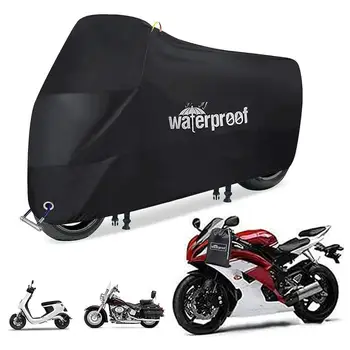 Чехол для мотоцикла, универсальный УФ-протектор, велосипедный дождь, пылезащитные чехлы для скутеров, водонепроницаемый складной дорожный электрический велосипед, дождевик