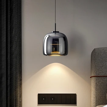 Подвесной светильник Royal Nordic Home Decor, современный стеклянный шар, подвесной светильник для столовой, спальни, кухни, барной стойки, Бесплатная доставка