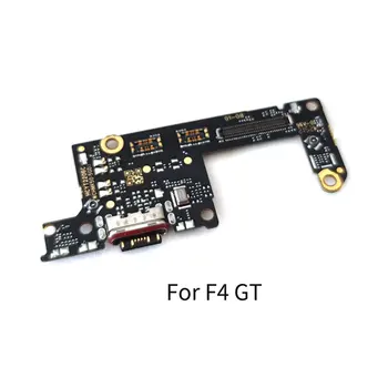 Для Xiaomi Poco F3 F3GT F4 F4GT USB-плата для зарядки, Док-порт, Гибкий Кабель, Запчасти для ремонта
