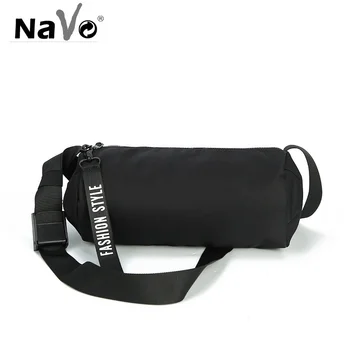 Нейлоновая сумка-мессенджер Уличная спортивная сумка для бега на открытом воздухе, водонепроницаемые сумки через плечо, модные черные сумки
