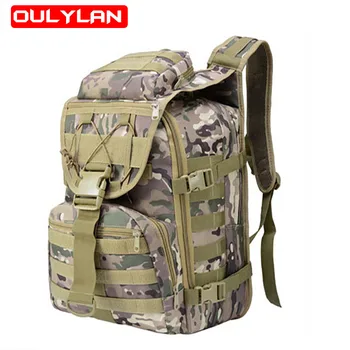 Камуфляжный мужской военно-тактический рюкзак Mochila Molle, водонепроницаемые рюкзаки, штурмовой набор для кемпинга, Охотничья походная сумка