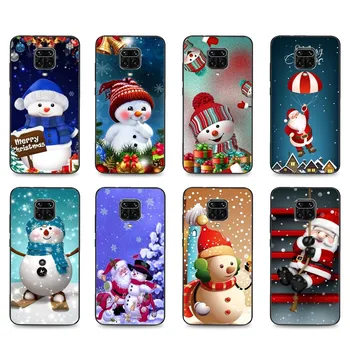 Рождественский Мультяшный Чехол Для Телефона Xiaomi Mi 5X8 9 10 11 12 lite pro 10T PocoX3pro PocoM3 Note 10 pro lite