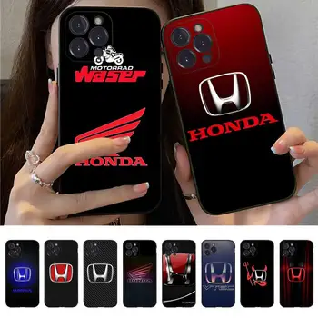 Чехол для телефона с логотипом H-Honda Для iPhone 14 11 12 13 Mini Pro XS Max Cover 6 7 8 Plus X XR SE 2020 Funda Shell