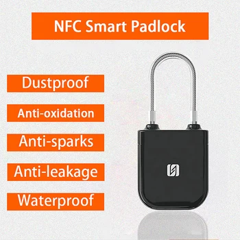 Masterlock для шкафчика ABS Водонепроницаемые пылезащитные белые комбинированные замки для ворот Портативный, не требующий подзарядки мобильный смарт-замок для чемодана с NFC