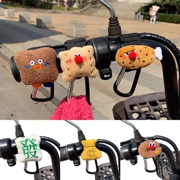 Универсальный передний крюк для велосипеда с мультяшными игрушечными украшениями Простая установка Прочный несущий крюк для велосипедного шлема Принадлежности для велосипеда