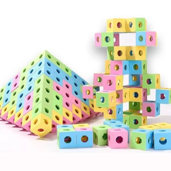 3D Волшебные Строительные Блоки Головоломка Куб Строительная Игрушка Геометрическое Пространственное Мышление Тренировка Монтессори Игрушки Для Детей Детские Игрушки