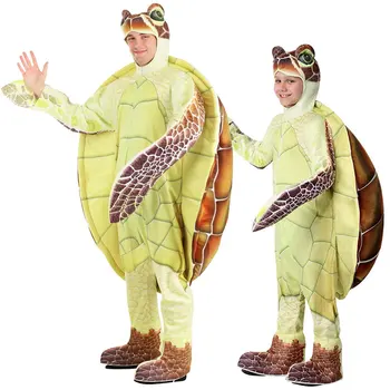 Набор костюмов для косплея черепахи на Хэллоуин, представление ко Дню защиты детей, мобилизация взрослых и детей, одежда для морских животных