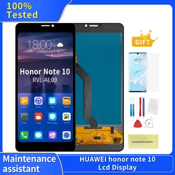 100% тестовый ЖК-дисплей для Huawei Honor Note 10, замена цифрового преобразователя с сенсорным экраном для Honor Note 10 RVL-AL09