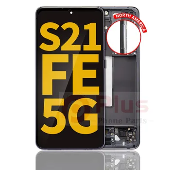 AMOLED-дисплей с заменой рамки для Samsung Galaxy S21 FE 5G (G990U) (версия для Северной Америки) (восстановленный) (графитовый)