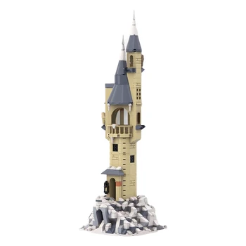 MOC-74348 Строительный блок Owlery Tower Magic Luna Lovegood House Kit, Модульный замок, кирпичная модель, игрушки, подарки для детей