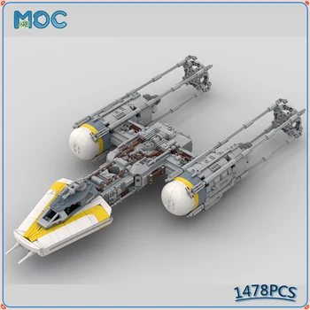 Серия SW Space War Rebel Y-Bomber Космический корабль, строительные блоки, Игрушки, модель, коллекция 
