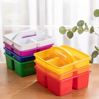 Пластиковый штабелируемый ящик для хранения инструментов, ящик для хранения детских игрушек