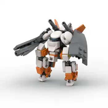 Робот-Хранитель MOC Строительные Блоки Набор Детская Игрушка Mecha Warroir Аниме Фигурка В Сборе Кирпичи Мальчик Игрушка Для Детей
