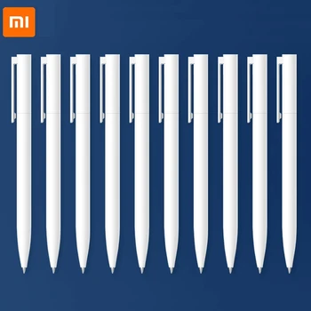 Оригинальная Ручка Xiaomi Для письма Smooth Light Mijia Press the core Replacement Refill Синий Красный Черный 0,5 мм БИЗНЕС-Роликовая Шариковая РУЧКА