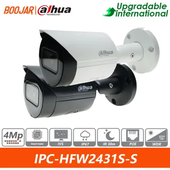 4-Мегапиксельная IP-камера Dahua IPC-HFW2431S-S-S2 Starlight WDR IR Bullet С поддержкой сети POE Обновленной версии IPC-HFW1431S