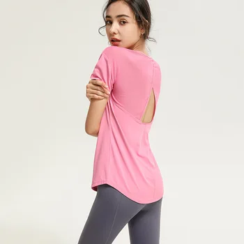 Женская спортивная футболка без рукавов, свободная одежда для фитнеса, бега, быстросохнущий топ, дышащий легкий сетчатый жилет