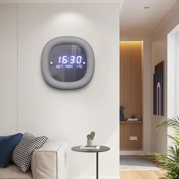 Новые современные Простые домашние Электронные часы с датой и температурой, настенные Креативные часы, Настенные часы