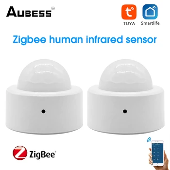Zigbee 3.0 Tuya Mini Smart Human Motion Датчик Движения Тела PIR Инфракрасный Датчик Детектор Smart Life Home Security