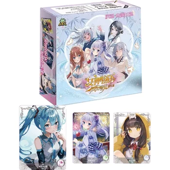 2023 Подлинная коллекция карточек Anime Goddess Story Коробка-бустер, окружающая MR Многоцветные карты Hot Gold Игрушки для детей Подарки