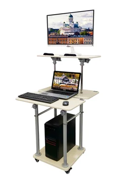 Подъемный стол для компьютерного стола, письменный стол, стол для настройки стола, защита шейного и поясничного отделов позвоночника, таблица прямых трансляций