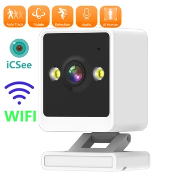 2-Мегапиксельная мини-сеть Wi-Fi, товары для детей, IP-камера для защиты от движения, двустороннее аудио, радионяня, камеры iCSee