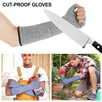 Защита локтя от порезов на полпальца Спортивные перчатки Уровень 5 Защитные перчатки для защиты от проколов Перчатки для охраны труда