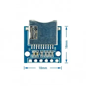 1ШТ Модуль карты TF Micro SD Модуль карты Mini SD Модуль памяти для Arduino ARM AVR