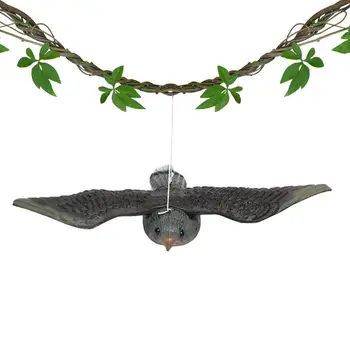 Поддельный Летающий Сокол, Статуэтки для отпугивания птиц, Атмосферостойкая Декоративная статуэтка для отпугивания птиц с подвесным шнуром