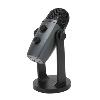 USB конденсаторный микрофон Профессиональная система шумоподавления DSP обработки звука Компьютерный микрофон для конференцтрансляции игр