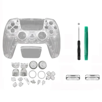 Сменные Запасные части И аксессуары Корпус игрового контроллера для PS5 Индивидуальная лицевая панель контроллера Игровые чехлы для игровых оболочек Игра