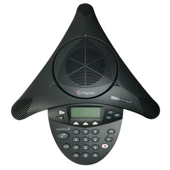 IP-телефон Polycom SoundStation 2 Стандартный 360-градусный всенаправленный микрофон динамик с шумоподавлением 2 в 1