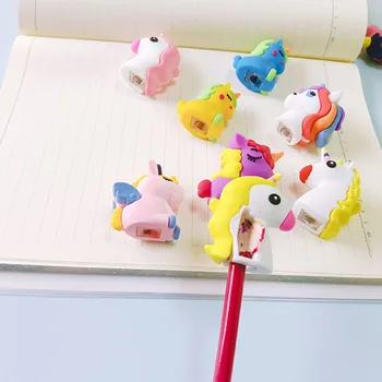 Новая милая точилка для карандашей, детская мягкая точилка для карандашей, школьные принадлежности Kawaii