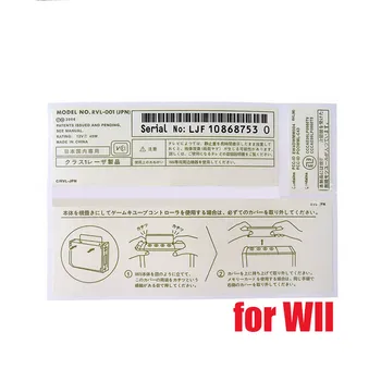 Замена ручки Wii, новая наклейка Lables, замена наклеек для WII Host, задняя крышка корпуса