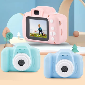 Детская цифровая камера, игрушки для девочек и мальчиков, уличные игрушки с экраном 1080P HD, подарки на день рождения, Camara Fotos Infantil Juguetes Para Niños
